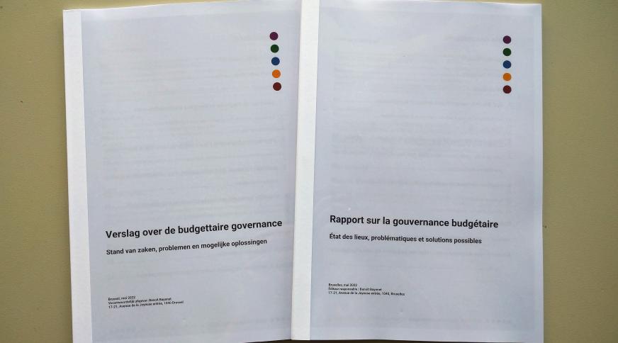Publicatie van het verslag over de budgettaire governance
