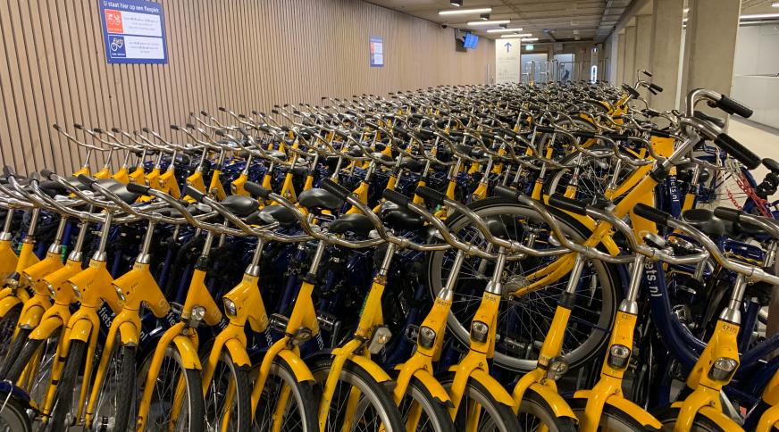 Vélos en libre-service aux Pays-Bas                  